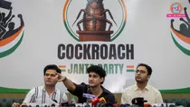 Cockroach Janta Party protest at Jantar Mantar