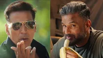 Akshay Kumar Suniel Shetty in Welcome to the Jungle 