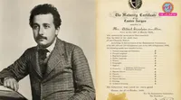 Albert Einstein marksheet