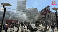 israel attacked lebanon capital beirut amid us president trump peace deal talks with iran