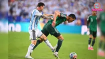 A magical Lionel Messi hat trick as Argentina beat Algeria but should he have been sent off
