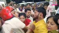 BJP Vs TMC Clash at kolkata airport