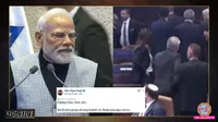 Israeli mps walkout falsely linked to pm modi Knesset speech 
