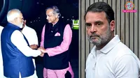shashi tharoor backs pm modi on meeting with donald trump bjp taunts rahul gandhi