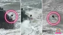 viral video goa baga beach tourist sewpt away by powerful waves died