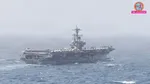 US strikes Iran after cargo ship attack strait-of-hormuz donald trump