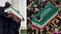 masked man at ayatollah ali khamenei funeral mohammad javad khamenei mojtaba
