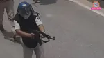 Bihar police firing AK-47 at student protest 