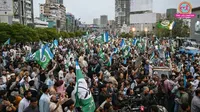 pakistan petrol tax protest jamaat e islami inflation shehbaz sharif