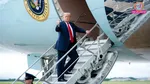 Donald Trump, Iran threat, Turkey departure, NATO summit, Secret Service, Air Force One, Air Force C-32A, decoy aircraft, airport catering vehicle