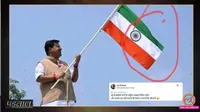 nitin nabin bjp president unfurled india tricolour