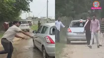 jaipur cjp school inspection ashutosh ranka villagers clash rajasthan
