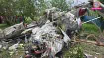 kanpur Training Aircraft Crash Near Ganga Barrage