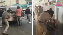 Gujarat police thrash man who beat partner to death in Bhavnagar Bus Stand