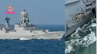 INS Kolkata vs PNS Hunain