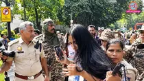 CJP Protest in Delhi Three Leaders Detained Stone Pelting Alleged Near Connaught Place