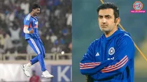 gautam gambhir, mayank yadav, mayank yadav bowling, india vs west indies t20, india cricket team, gambhir on mayank yadav, mayank yadav wickets, india vs west indies ranchi, indian fast bowlers, west indies cricket team, गौतम गंभीर, मयंक यादव
