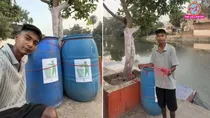 Bittu Tabahi Disappointed After One of Two Dustbins Installed Along Ajnar River Goes Missing