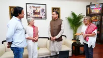 Delegation of International filmmakers meets CM Dhami