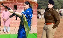 Ankita Sharma IPS officer firing video