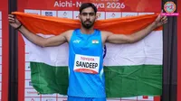Sandeep Singh Maan World Record, Haney World Record Javelin Throw Asian Para Games India Medal Tally, Men's 400m T64, Men's Javelin Throw F37/38, Asian Para Games 2026, India crossed 100 medal tally, संदीप सिंह मान, हनी, एशियन पैरा गेम्स 2026