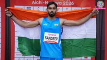 Sandeep Singh Maan World Record, Haney World Record Javelin Throw Asian Para Games India Medal Tally, Men's 400m T64, Men's Javelin Throw F37/38, Asian Para Games 2026, India crossed 100 medal tally, संदीप सिंह मान, हनी, एशियन पैरा गेम्स 2026