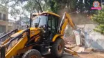 lucknow lawyers chambers bulldozer action protest