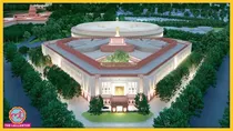 कुछ ऐसा दिखेगा नया संसद भवन. ये तस्वीर ओम बिड़ला ने ट्विटर पर शेयर की है.