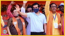 क्रिकेटर से नेता बने बीजेपी सांसद Gautam Gambhir पश्चिम बंगाल में एक चुनावी रैली के दौरान. (फाइल फोटो) गौतम गंभीर फाउंडेशन को अनधिकृत रूप से फैबीफ्लू दवा के भंडारण, खरीद और वितरण का दोषी पाया गया है.