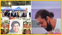 गायिका लता मंगेशकर के लिए दुआ पढ़ते ऐक्टर शाहरुख खान (फोटो ट्विटर))