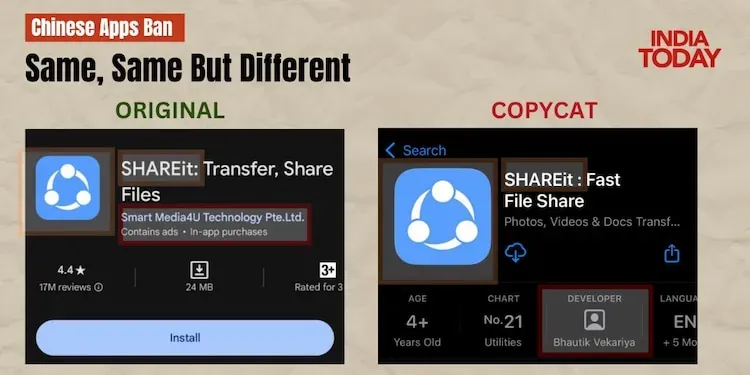Chinese apps re-appear in india