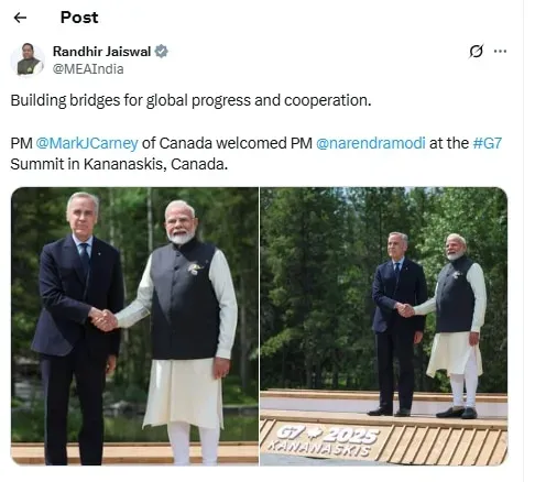 PM Modi in Canada to attend G7 Summit