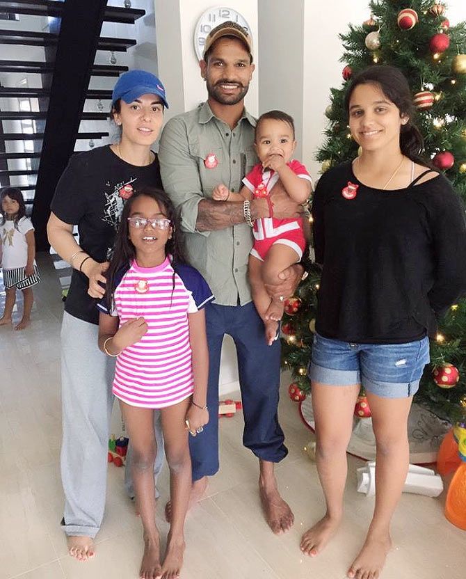 2 Shikhar Dhawan Ayesha Mukherji