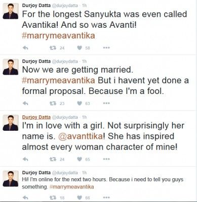 Series of tweets by Durjoy Dutta