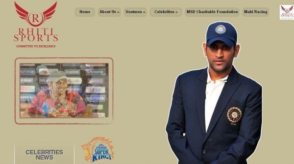 MSD was captain of India and held 15% stake in Rhiti Sports