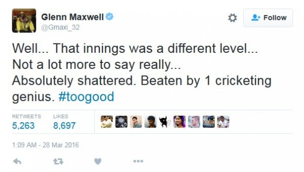 Maxwell Tweet