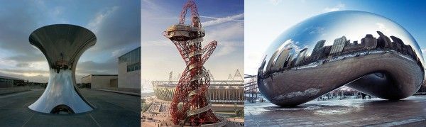 Turning the world upside down, ArcelorMittal Orbit and Cloud Gate