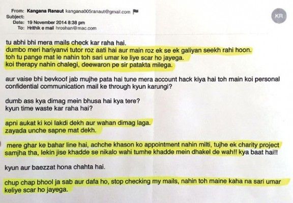kangana mail