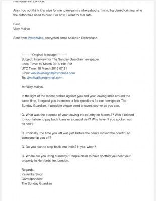 vijay mallya email conversation 3