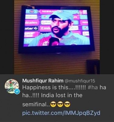 Mushfiqur's Tweet