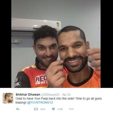 Shikhar Dhawan Selfie