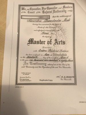 MODI DEGREE-3