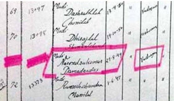 PM MODI EDUCATIONAL CERTIFICATE