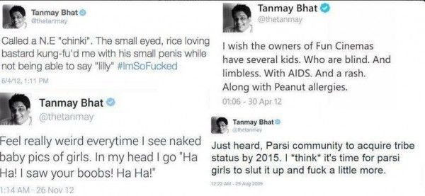Tanmay tweets