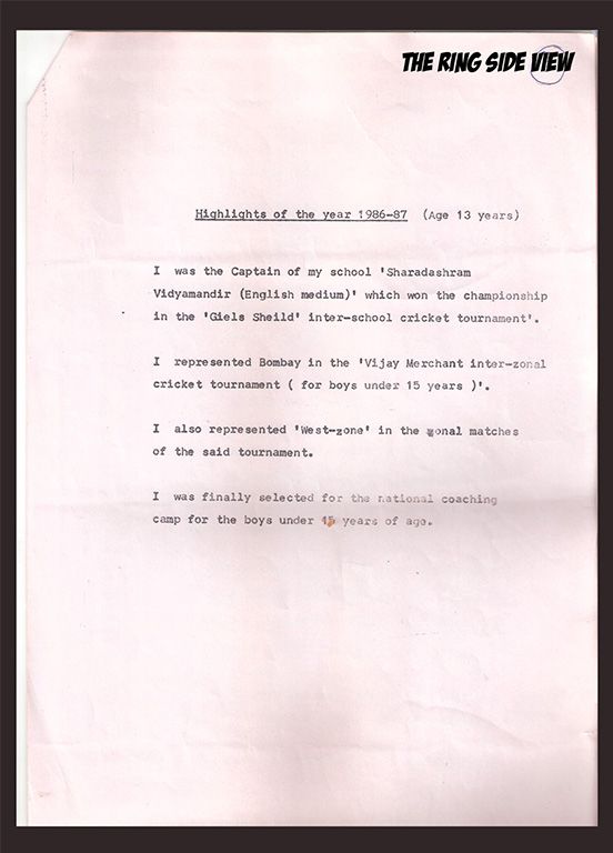 sachin CV3