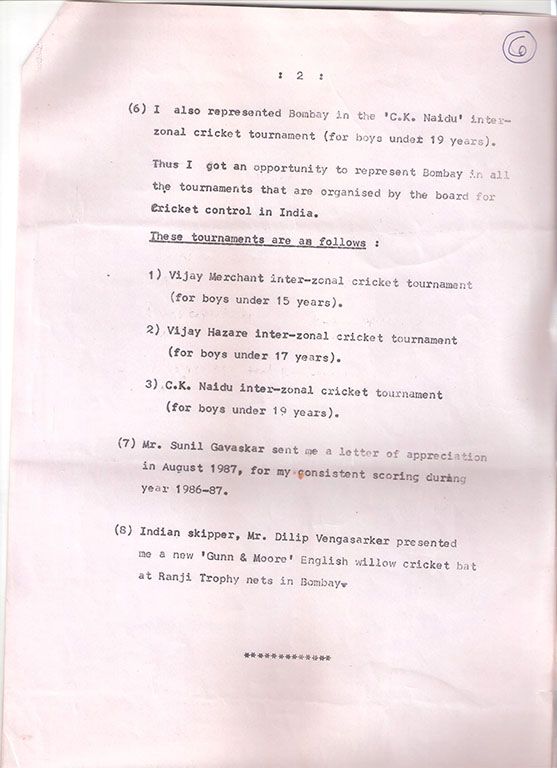 sachin CV6