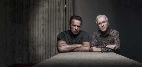 अर्नोल्ड श्वॉर्जनेगर और जेम्स कैमरून.