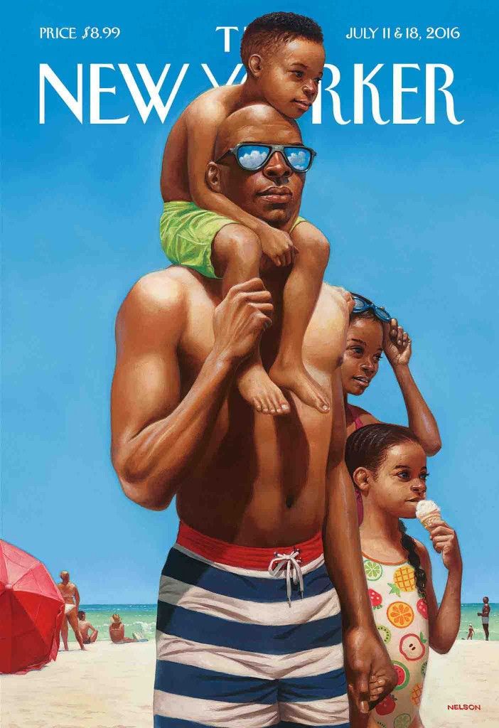 "A Day at the Beach" by Kadir Nelson