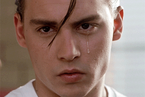 boy in tears