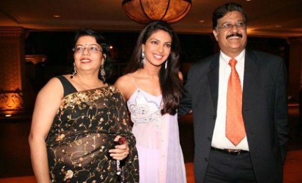 Priyanka Chopda with Ashok Chopda